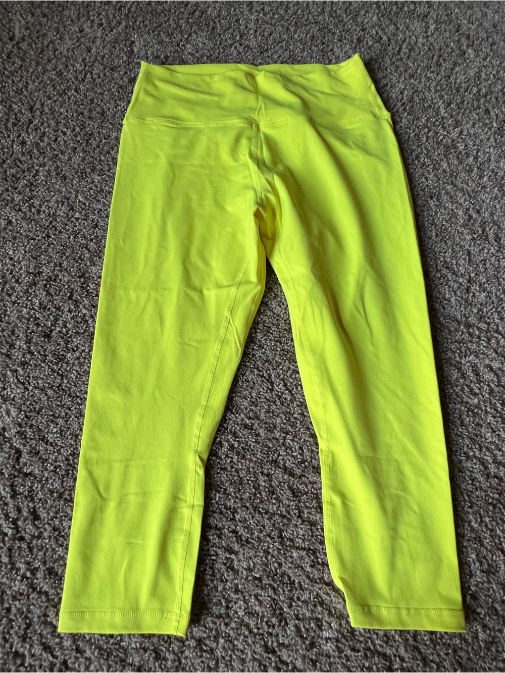 Zyia Neon Yellow Performance Capris